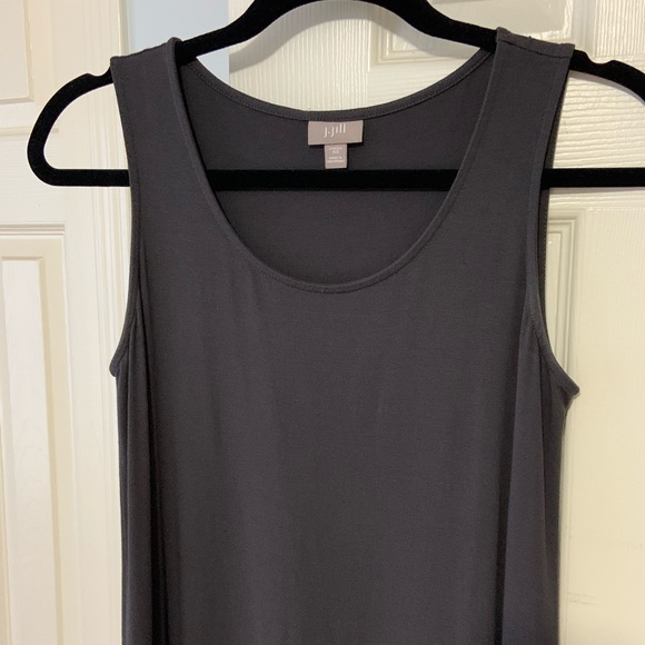 Smokey Grey tank style dress from J Jill — like new! - Picture 2 of 5